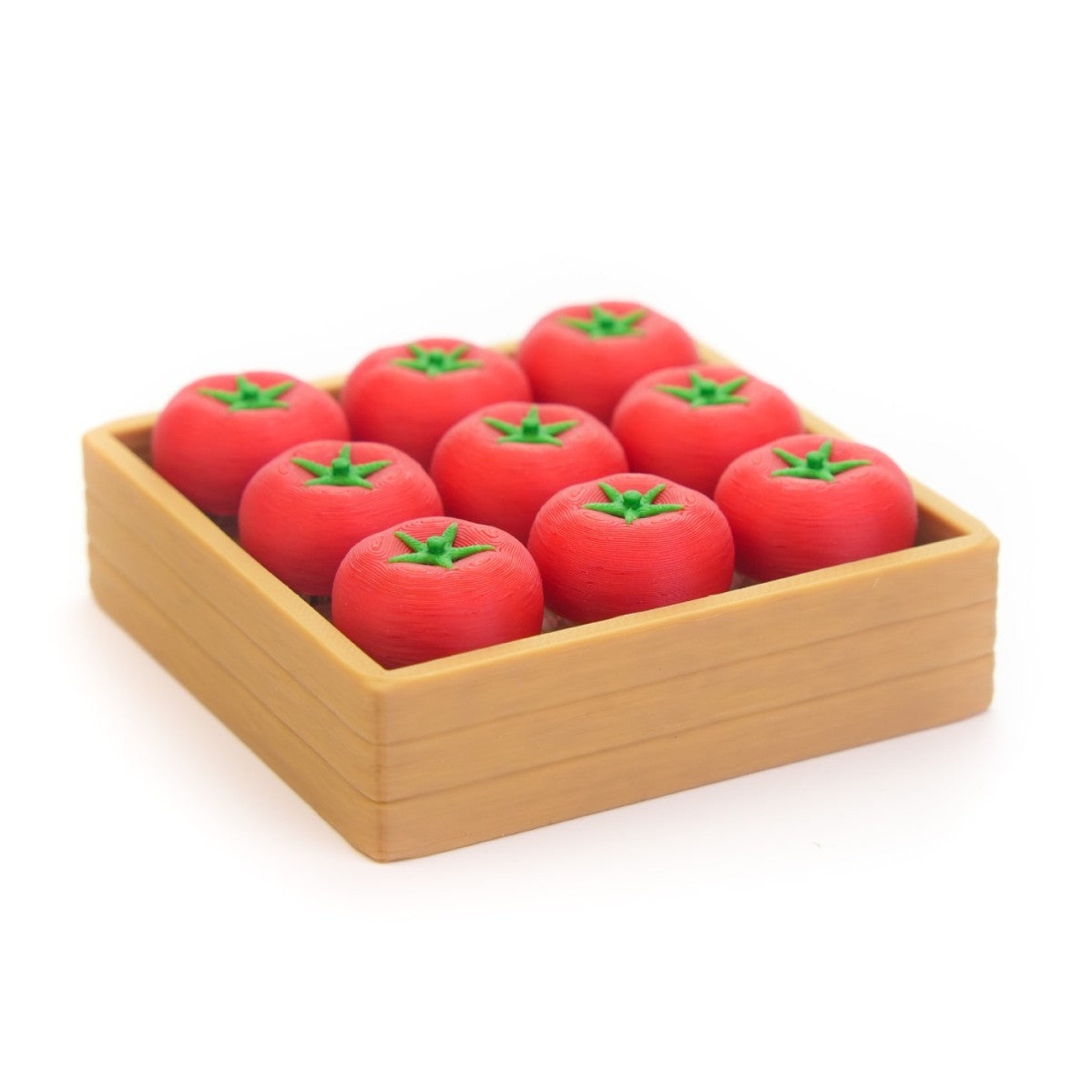 ZEROCO Tomato 9-Key Mechanical Fidget Toy – 3D Printed Clicky Button Desk Toy