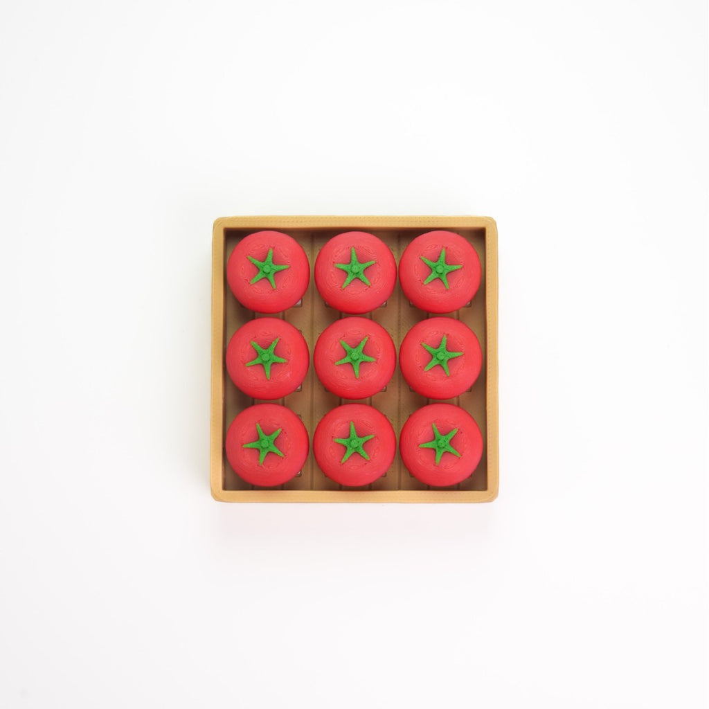 ZEROCO Tomato 9-Key Mechanical Fidget Toy – 3D Printed Clicky Button Desk Toy