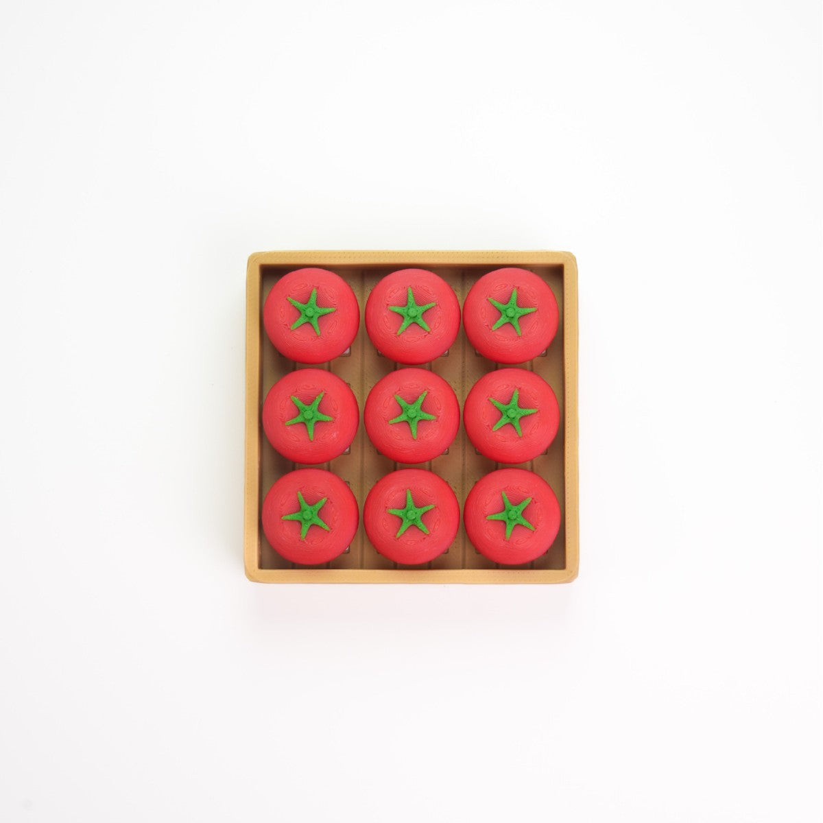 ZEROCO Tomato 9-Key Mechanical Fidget Toy – 3D Printed Clicky Button Desk Toy