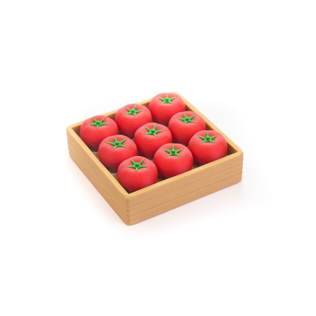 ZEROCO Tomato 9-Key Mechanical Fidget Toy – 3D Printed Clicky Button Desk Toy